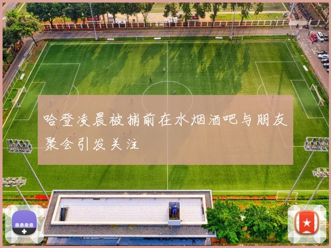 哈登凌晨被捕前在水烟酒吧与朋友聚会引发关注